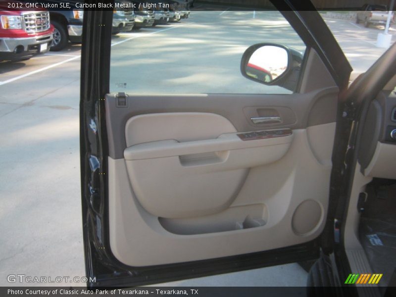 Carbon Black Metallic / Light Tan 2012 GMC Yukon SLE