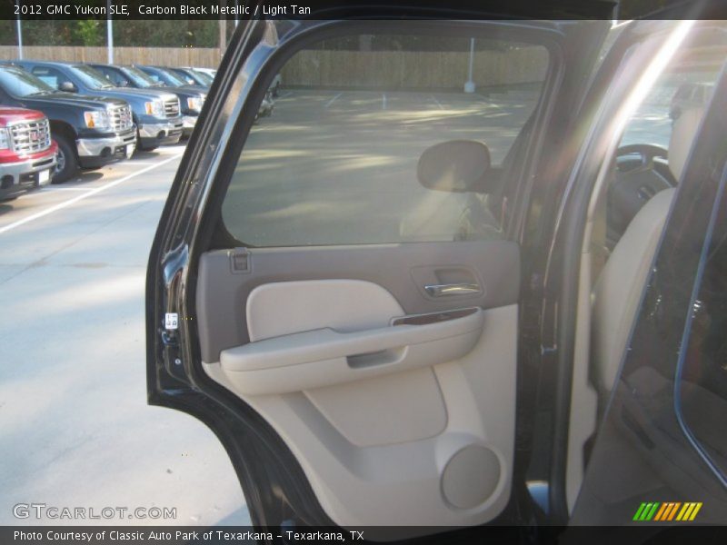 Carbon Black Metallic / Light Tan 2012 GMC Yukon SLE