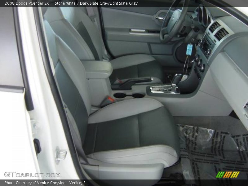 Stone White / Dark Slate Gray/Light Slate Gray 2008 Dodge Avenger SXT