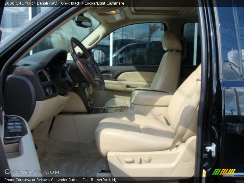 Onyx Black / Cocoa/Light Cashmere 2008 GMC Yukon Denali AWD