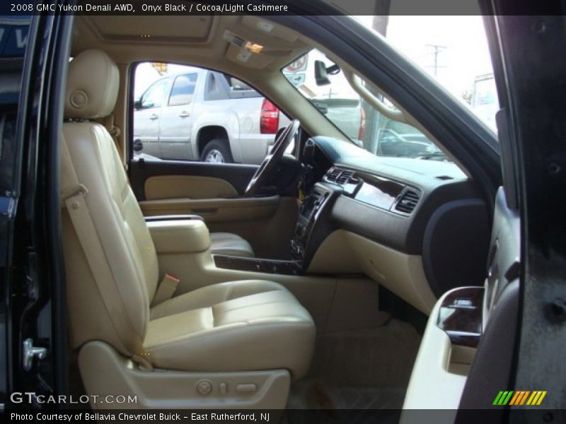 Onyx Black / Cocoa/Light Cashmere 2008 GMC Yukon Denali AWD