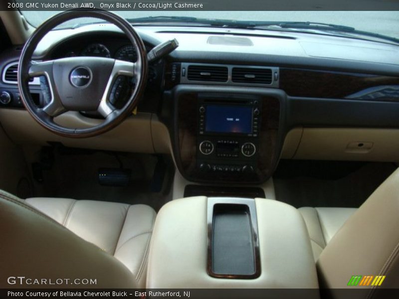 Onyx Black / Cocoa/Light Cashmere 2008 GMC Yukon Denali AWD
