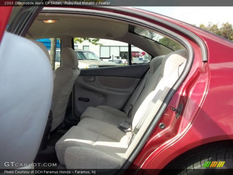 Ruby Red Metallic / Pewter 2003 Oldsmobile Alero GX Sedan