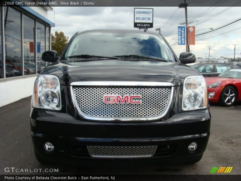 Onyx Black / Ebony 2008 GMC Yukon Denali AWD