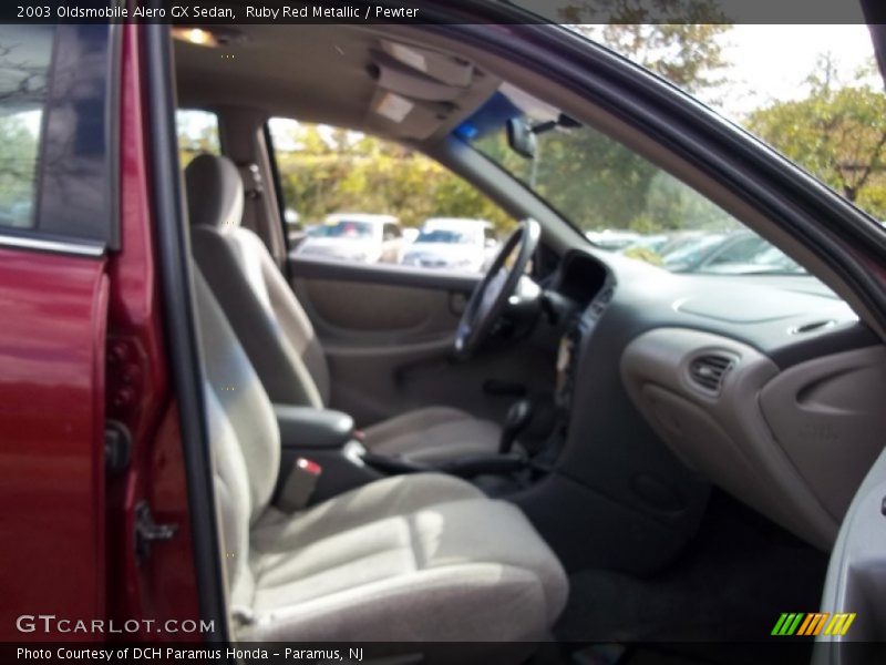 Ruby Red Metallic / Pewter 2003 Oldsmobile Alero GX Sedan