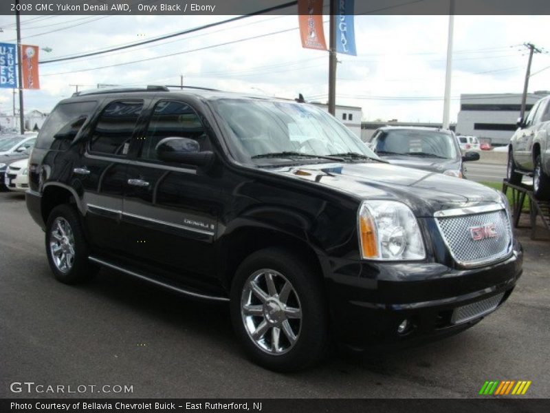Onyx Black / Ebony 2008 GMC Yukon Denali AWD