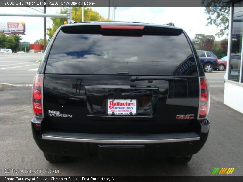 Onyx Black / Ebony 2008 GMC Yukon Denali AWD