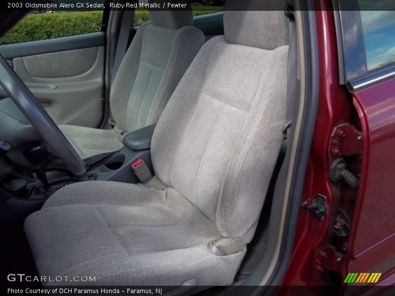 Ruby Red Metallic / Pewter 2003 Oldsmobile Alero GX Sedan