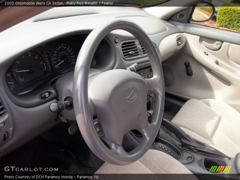 Ruby Red Metallic / Pewter 2003 Oldsmobile Alero GX Sedan