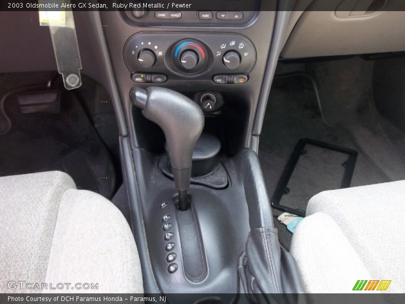 Ruby Red Metallic / Pewter 2003 Oldsmobile Alero GX Sedan
