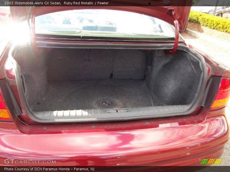 Ruby Red Metallic / Pewter 2003 Oldsmobile Alero GX Sedan