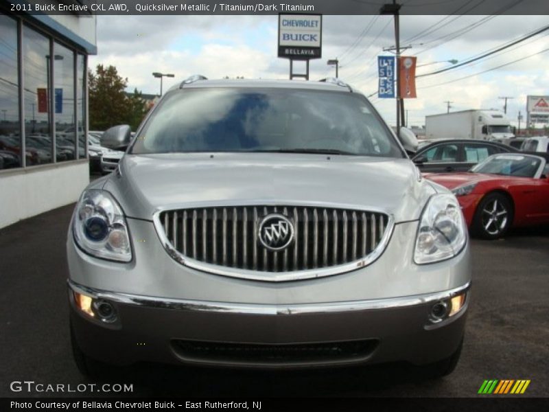 Quicksilver Metallic / Titanium/Dark Titanium 2011 Buick Enclave CXL AWD