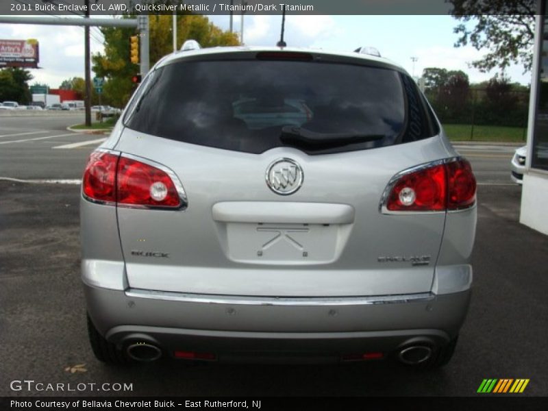 Quicksilver Metallic / Titanium/Dark Titanium 2011 Buick Enclave CXL AWD