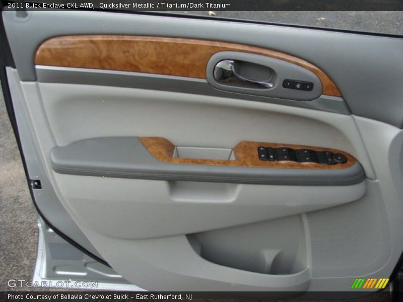 Quicksilver Metallic / Titanium/Dark Titanium 2011 Buick Enclave CXL AWD