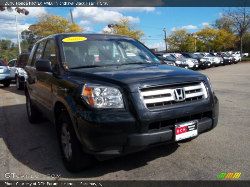 Nighthawk Black Pearl / Gray 2006 Honda Pilot LX 4WD