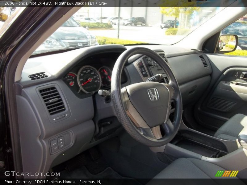 Nighthawk Black Pearl / Gray 2006 Honda Pilot LX 4WD