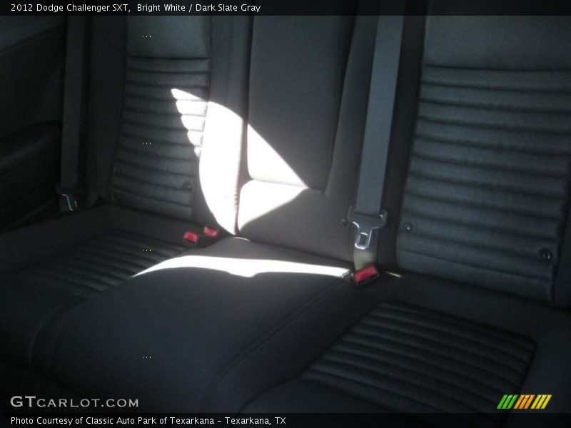 Bright White / Dark Slate Gray 2012 Dodge Challenger SXT
