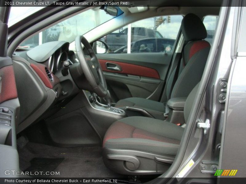 2011 Cruze LT Jet Black/Sport Red Interior