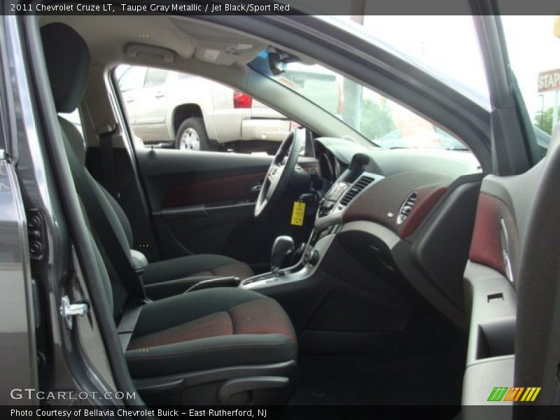  2011 Cruze LT Jet Black/Sport Red Interior