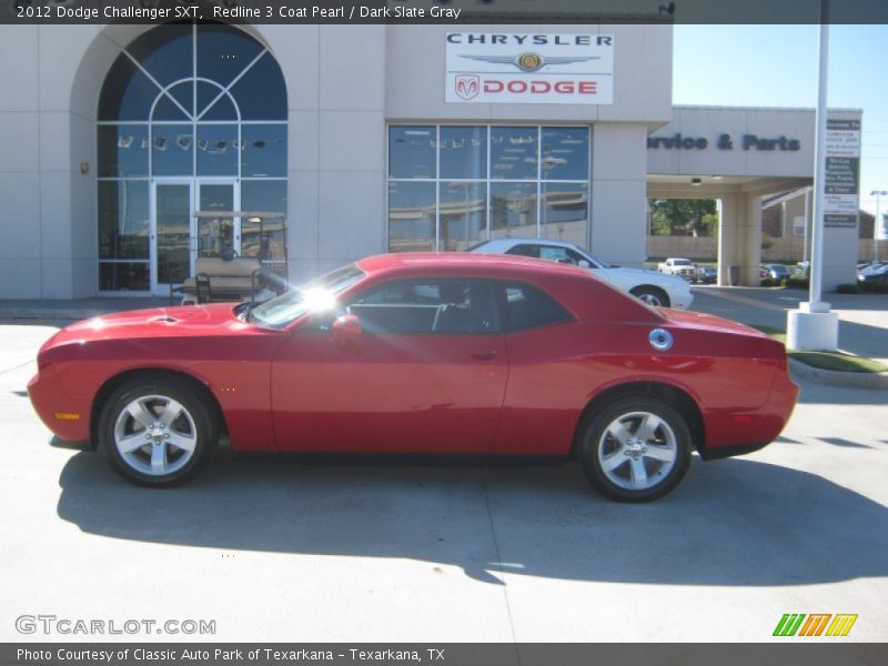 Redline 3 Coat Pearl / Dark Slate Gray 2012 Dodge Challenger SXT