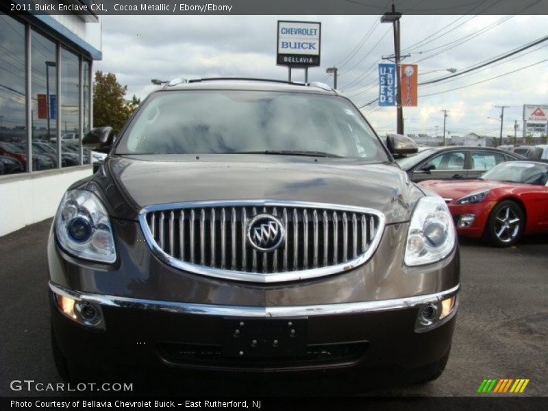 Cocoa Metallic / Ebony/Ebony 2011 Buick Enclave CXL