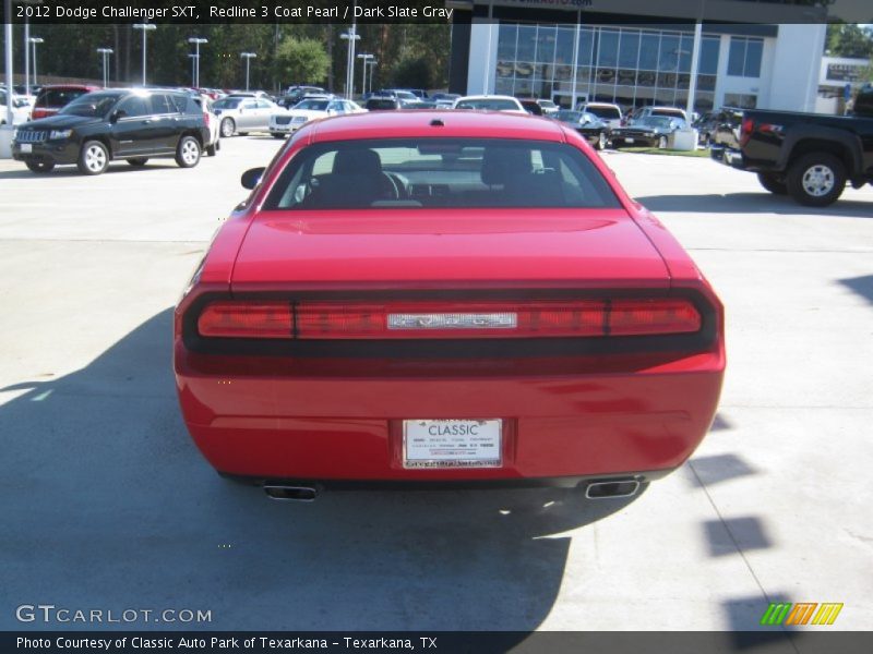 Redline 3 Coat Pearl / Dark Slate Gray 2012 Dodge Challenger SXT