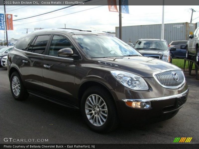 Cocoa Metallic / Ebony/Ebony 2011 Buick Enclave CXL