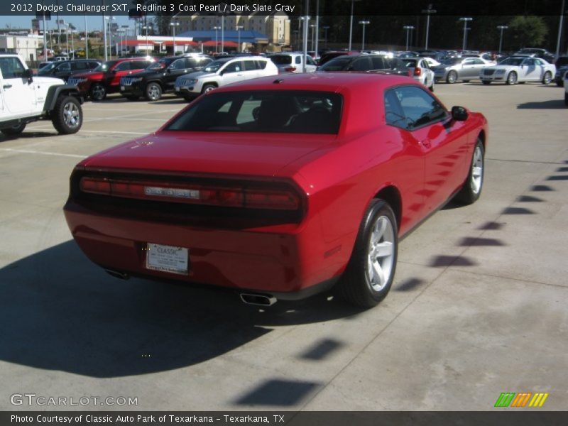 Redline 3 Coat Pearl / Dark Slate Gray 2012 Dodge Challenger SXT