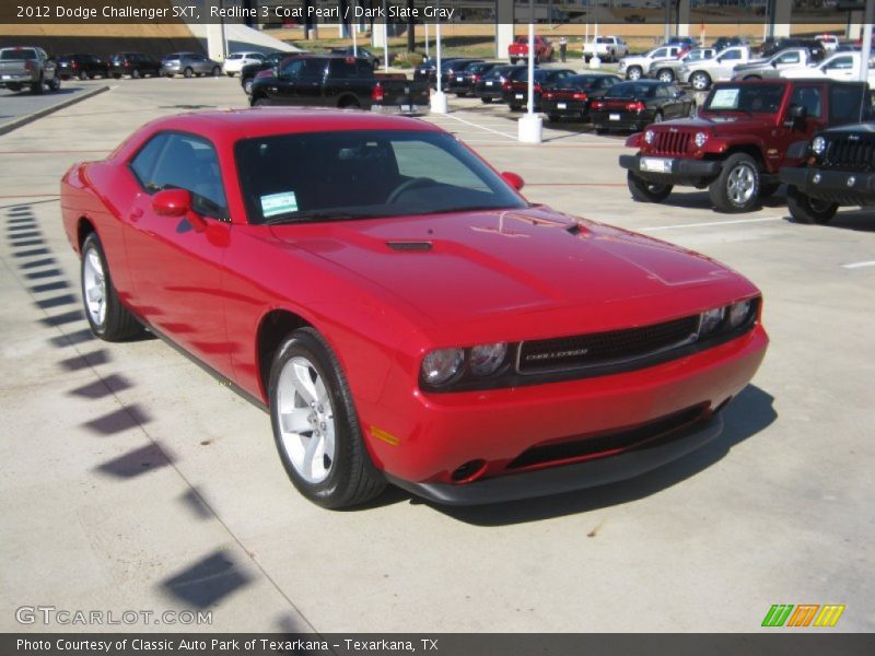 Redline 3 Coat Pearl / Dark Slate Gray 2012 Dodge Challenger SXT