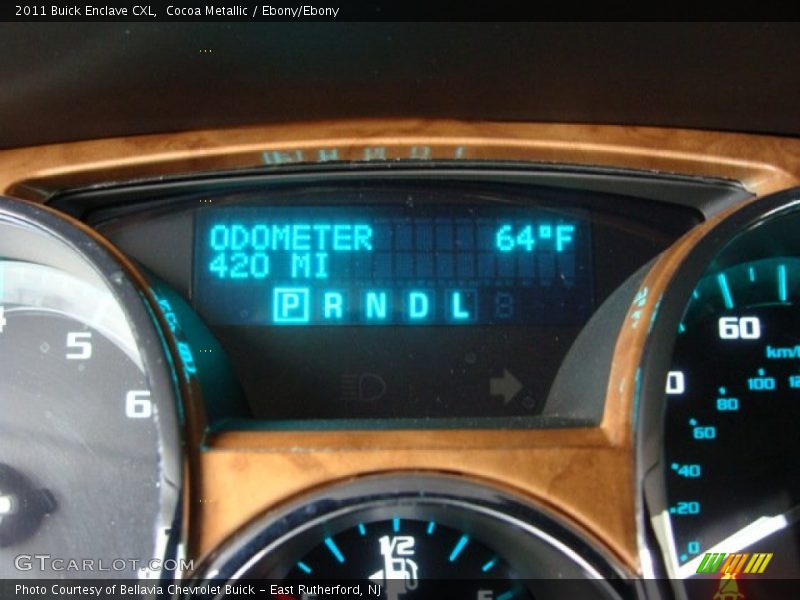 Cocoa Metallic / Ebony/Ebony 2011 Buick Enclave CXL