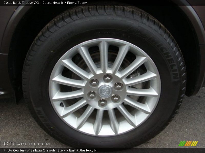 Cocoa Metallic / Ebony/Ebony 2011 Buick Enclave CXL