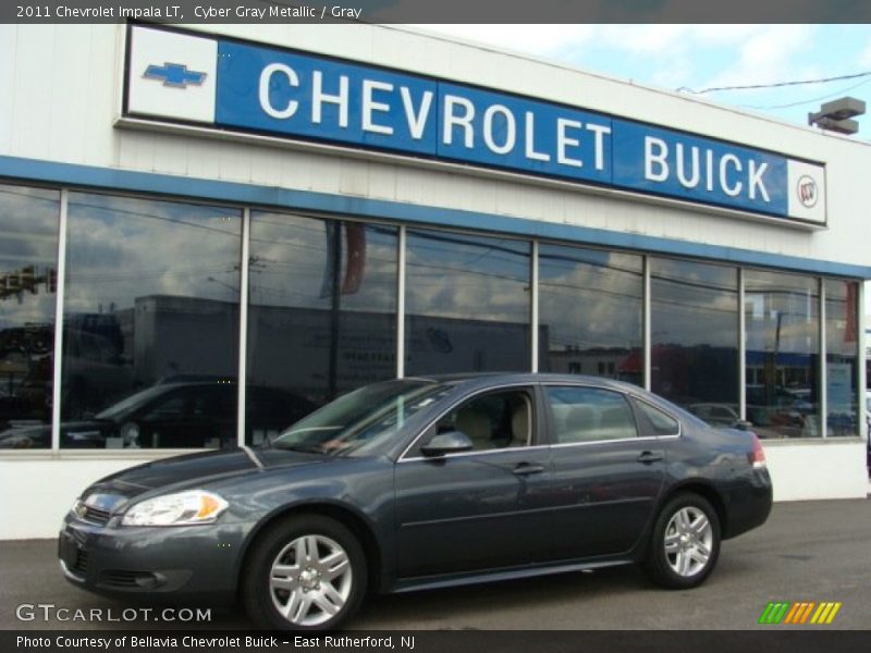 Cyber Gray Metallic / Gray 2011 Chevrolet Impala LT