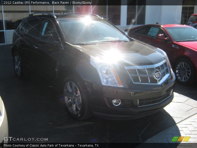 Black Raven / Ebony/Ebony 2012 Cadillac SRX Performance
