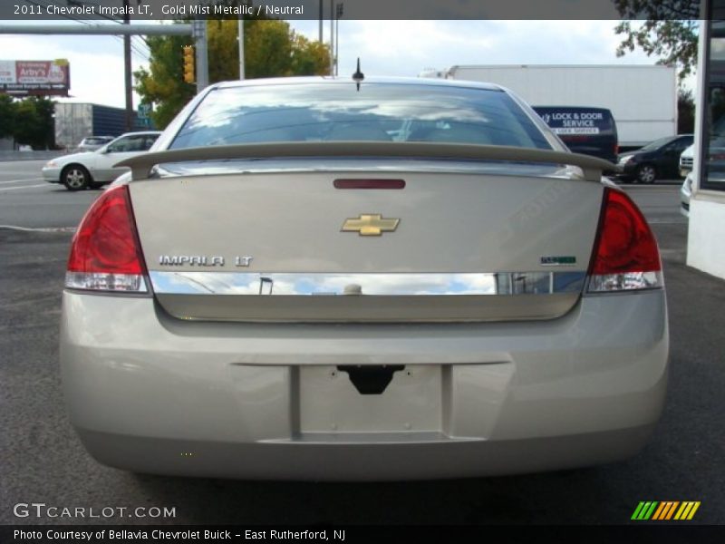 Gold Mist Metallic / Neutral 2011 Chevrolet Impala LT