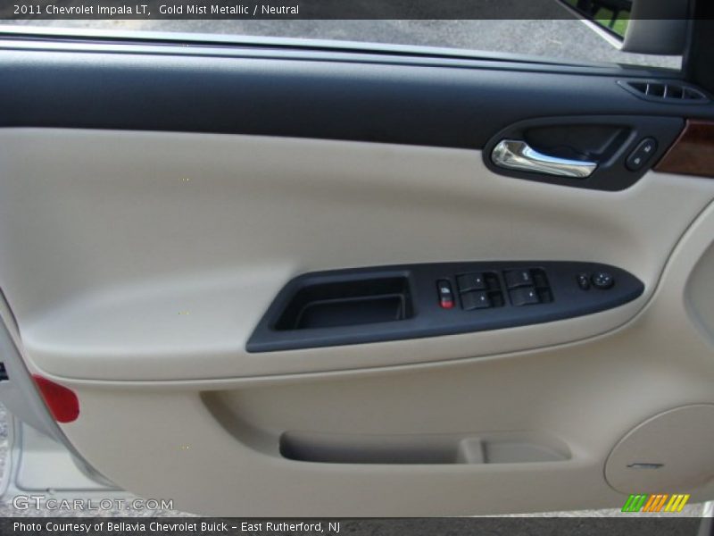 Gold Mist Metallic / Neutral 2011 Chevrolet Impala LT