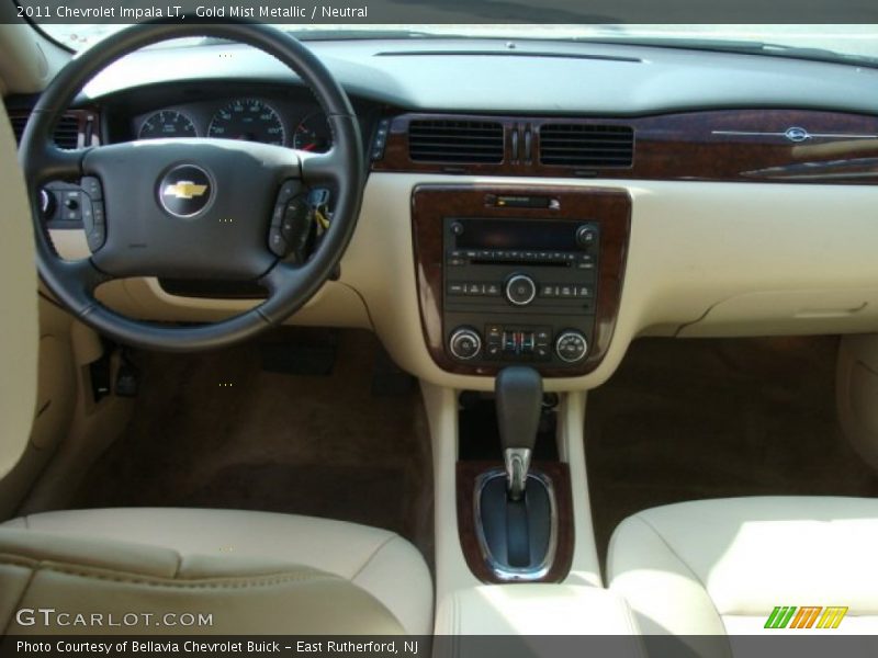 Gold Mist Metallic / Neutral 2011 Chevrolet Impala LT