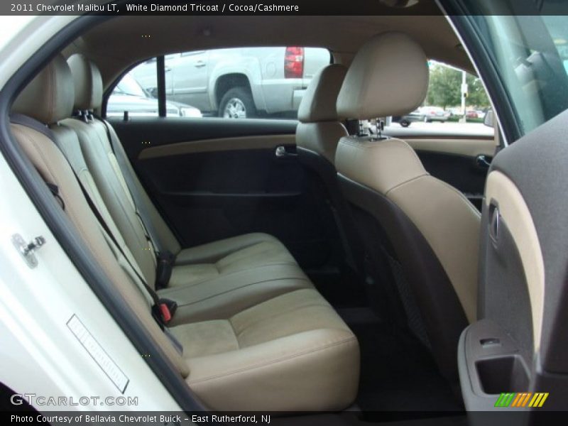 White Diamond Tricoat / Cocoa/Cashmere 2011 Chevrolet Malibu LT