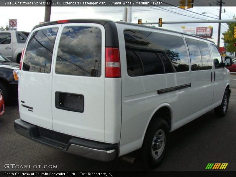 Summit White / Medium Pewter 2011 Chevrolet Express LT 3500 Extended Passenger Van