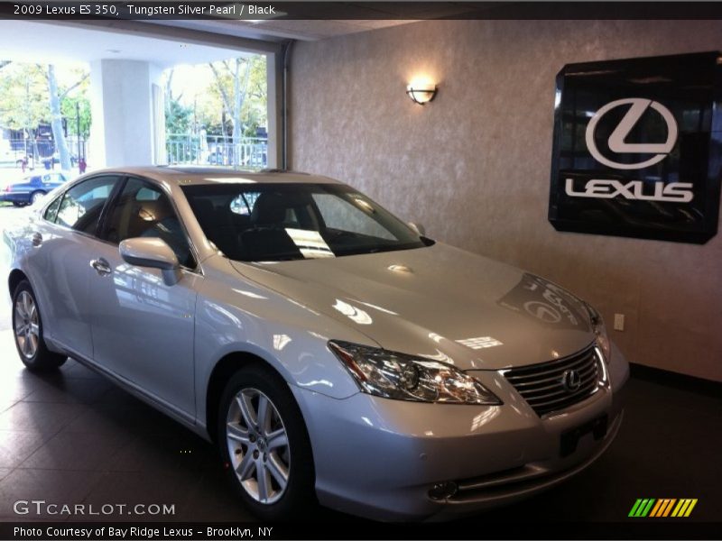 Tungsten Silver Pearl / Black 2009 Lexus ES 350