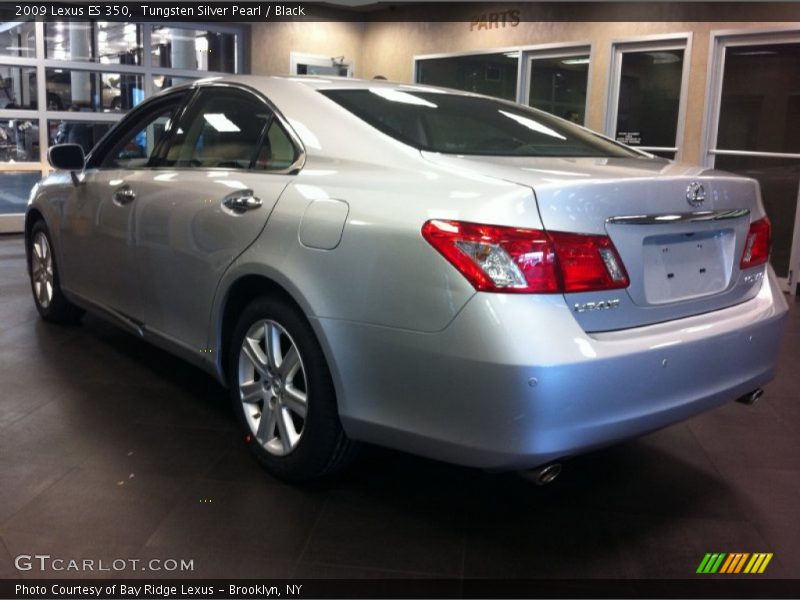 Tungsten Silver Pearl / Black 2009 Lexus ES 350