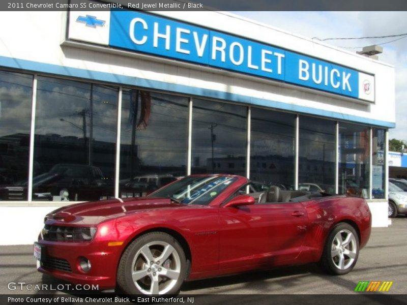 Red Jewel Metallic / Black 2011 Chevrolet Camaro SS Convertible