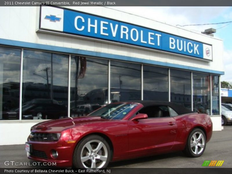 Red Jewel Metallic / Black 2011 Chevrolet Camaro SS Convertible