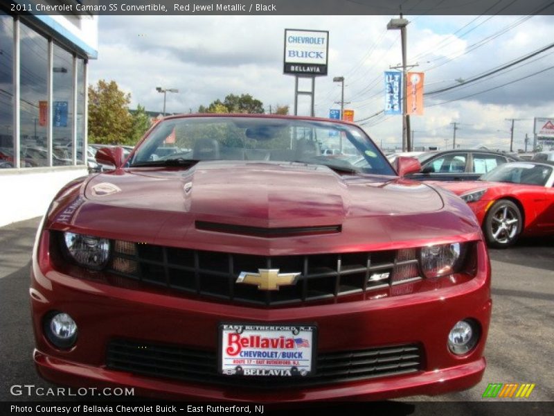 Red Jewel Metallic / Black 2011 Chevrolet Camaro SS Convertible
