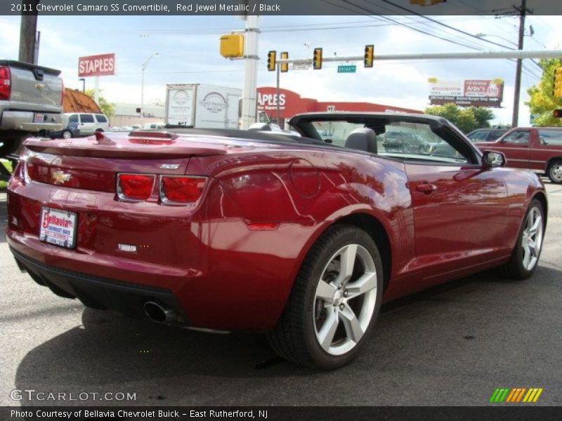 Red Jewel Metallic / Black 2011 Chevrolet Camaro SS Convertible