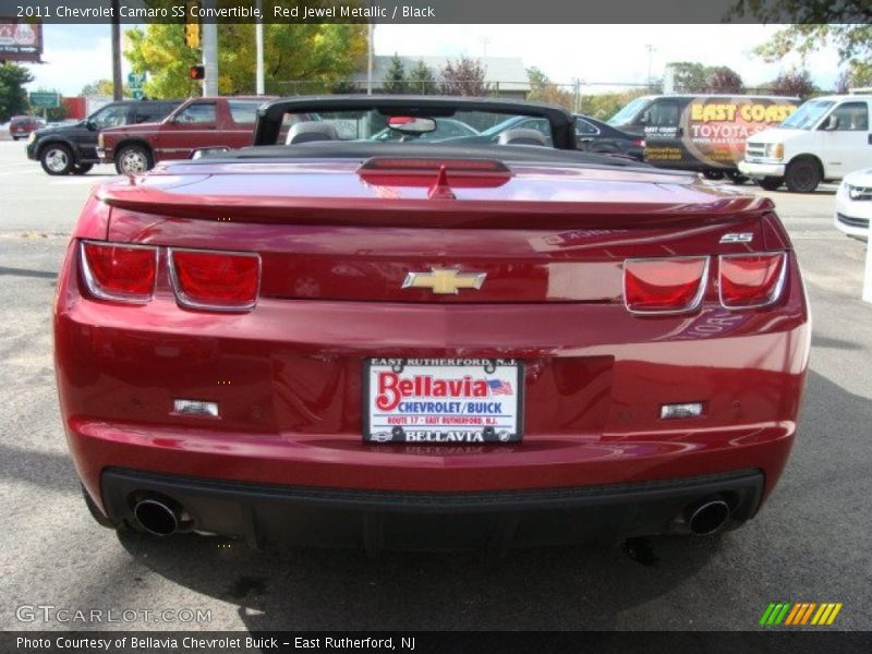 Red Jewel Metallic / Black 2011 Chevrolet Camaro SS Convertible