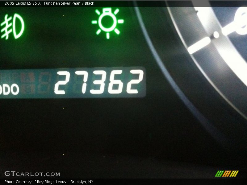 Tungsten Silver Pearl / Black 2009 Lexus ES 350