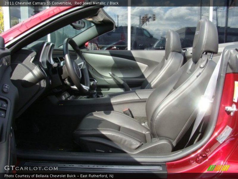 Red Jewel Metallic / Black 2011 Chevrolet Camaro SS Convertible