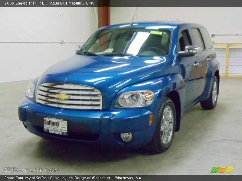 Aqua Blue Metallic / Gray 2009 Chevrolet HHR LT