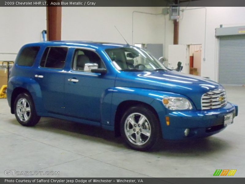 Aqua Blue Metallic / Gray 2009 Chevrolet HHR LT