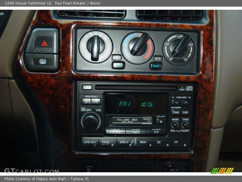 Red Pearl Metallic / Blond 1998 Nissan Pathfinder LE